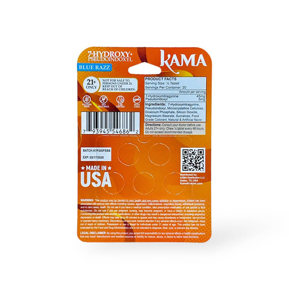 KAMA 7Hydroxy + Pseudoindoxyl 200mg 5ct (SINGLE)
