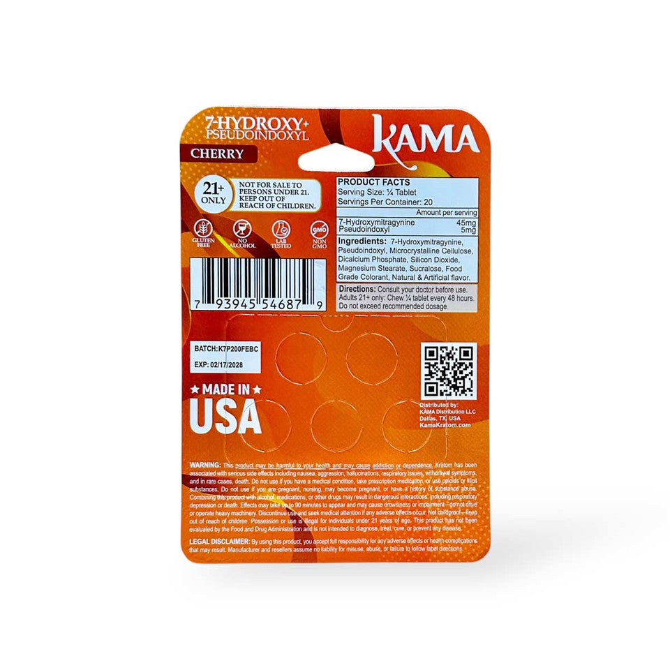 KAMA 7Hydroxy + Pseudoindoxyl 200mg 5ct (SINGLE)