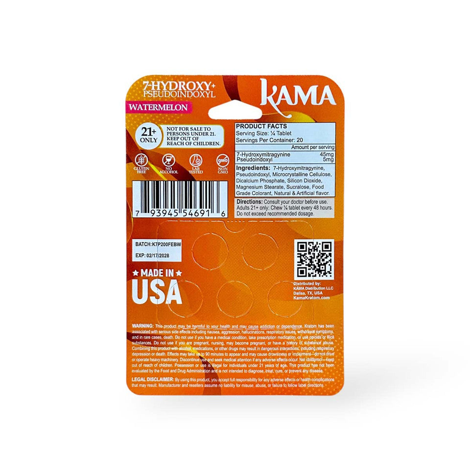 KAMA 7Hydroxy + Pseudoindoxyl 200mg 5ct (SINGLE)