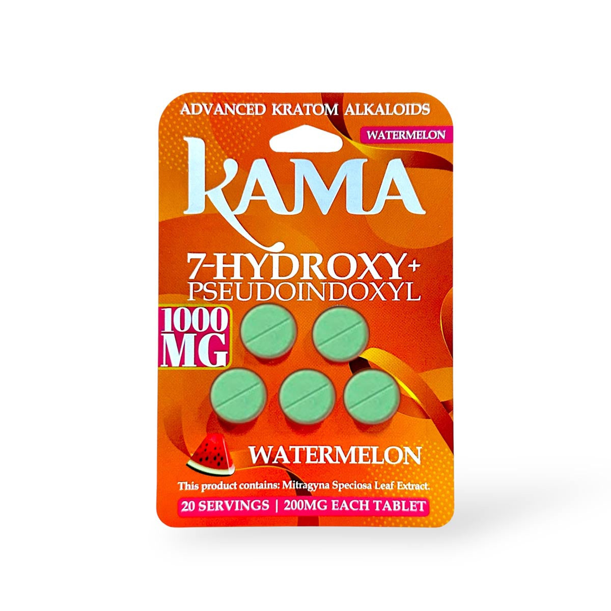 KAMA 7Hydroxy + Pseudoindoxyl 200mg 5ct (SINGLE)