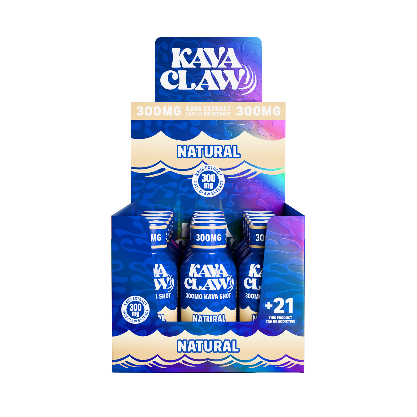 Kava Claw Kava Shot 300mg (12/Pack) [DROPSHIP]