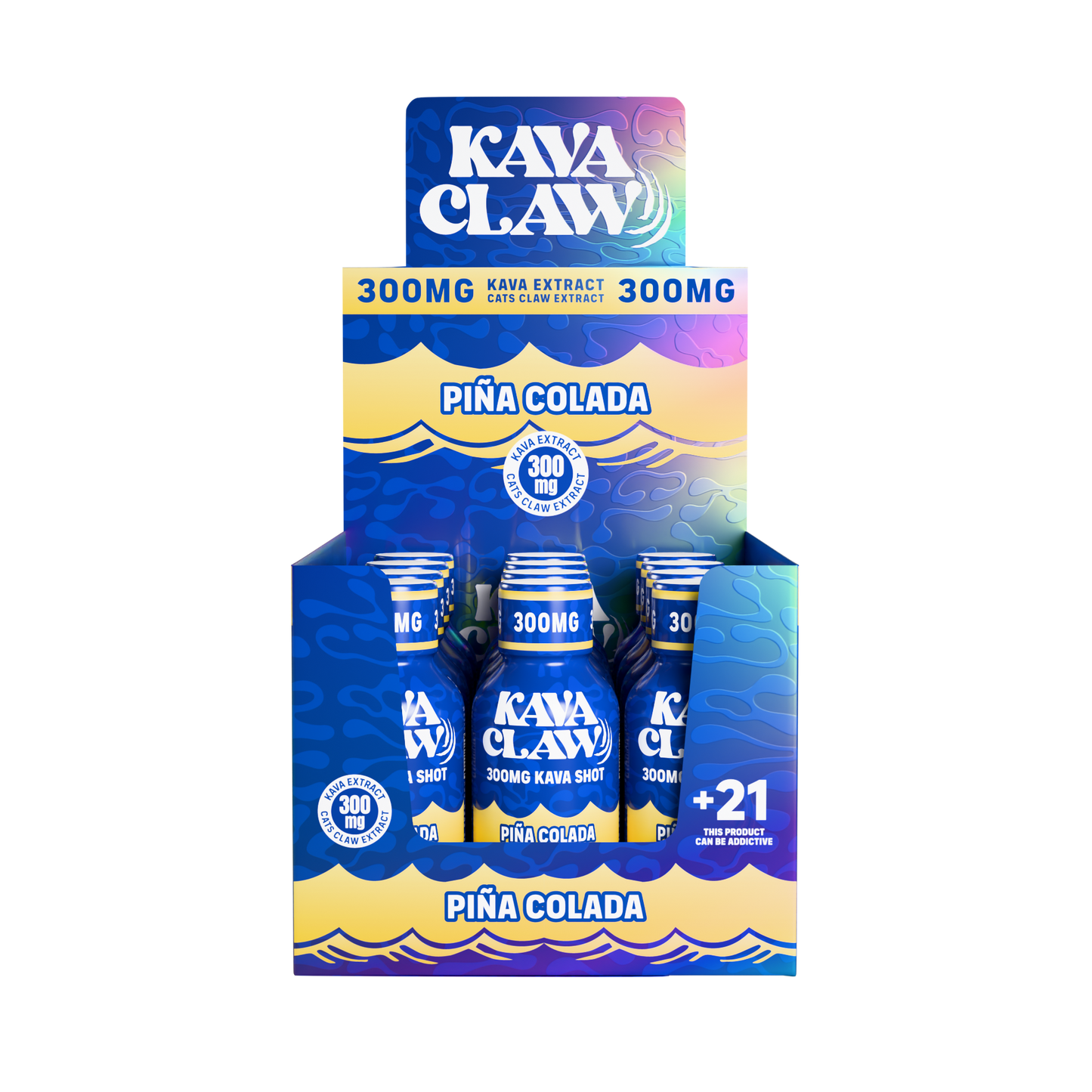 Kava Claw Kava Shot 300mg (12/Pack) [DROPSHIP]