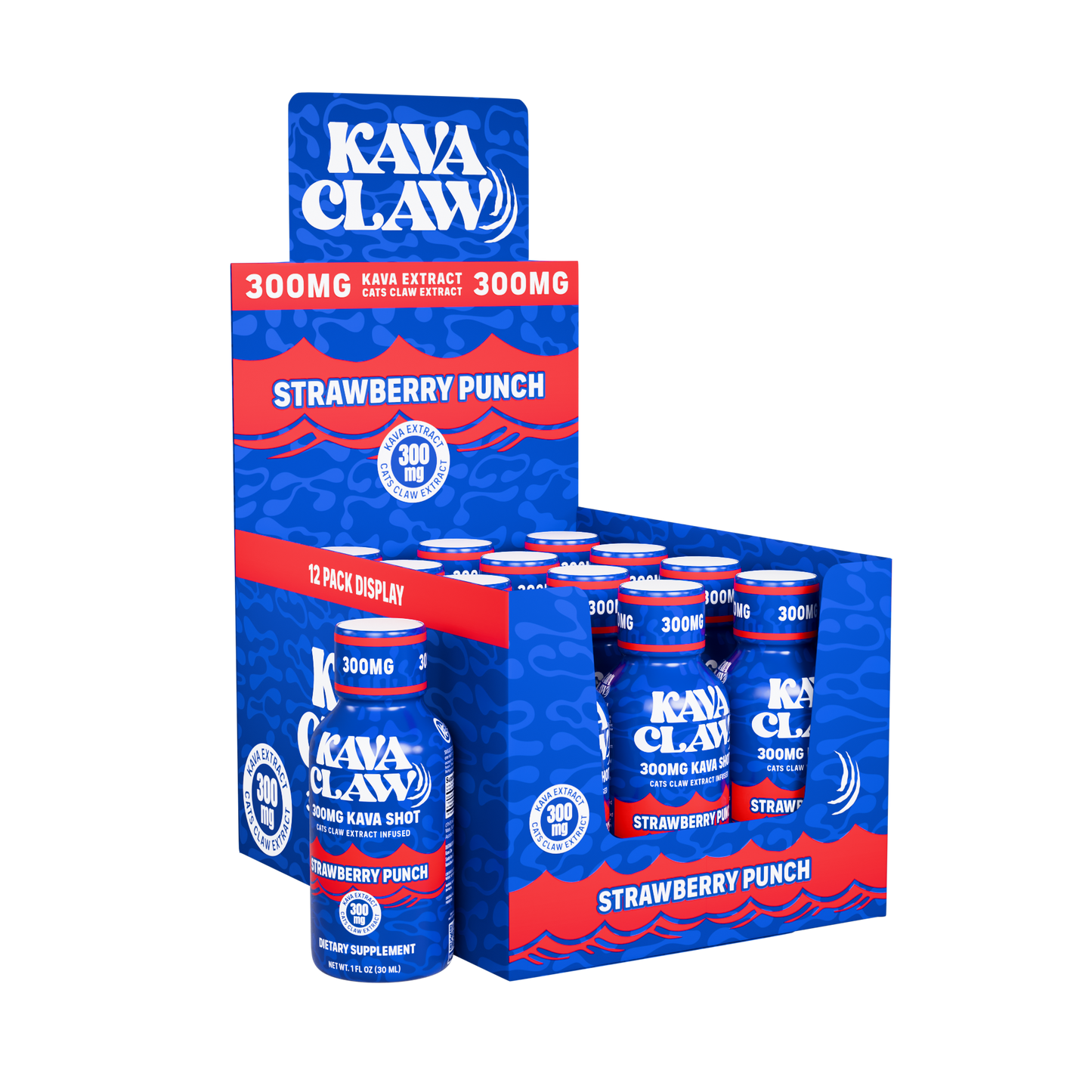 Kava Claw Kava Shot 300mg (12/Pack) [DROPSHIP]