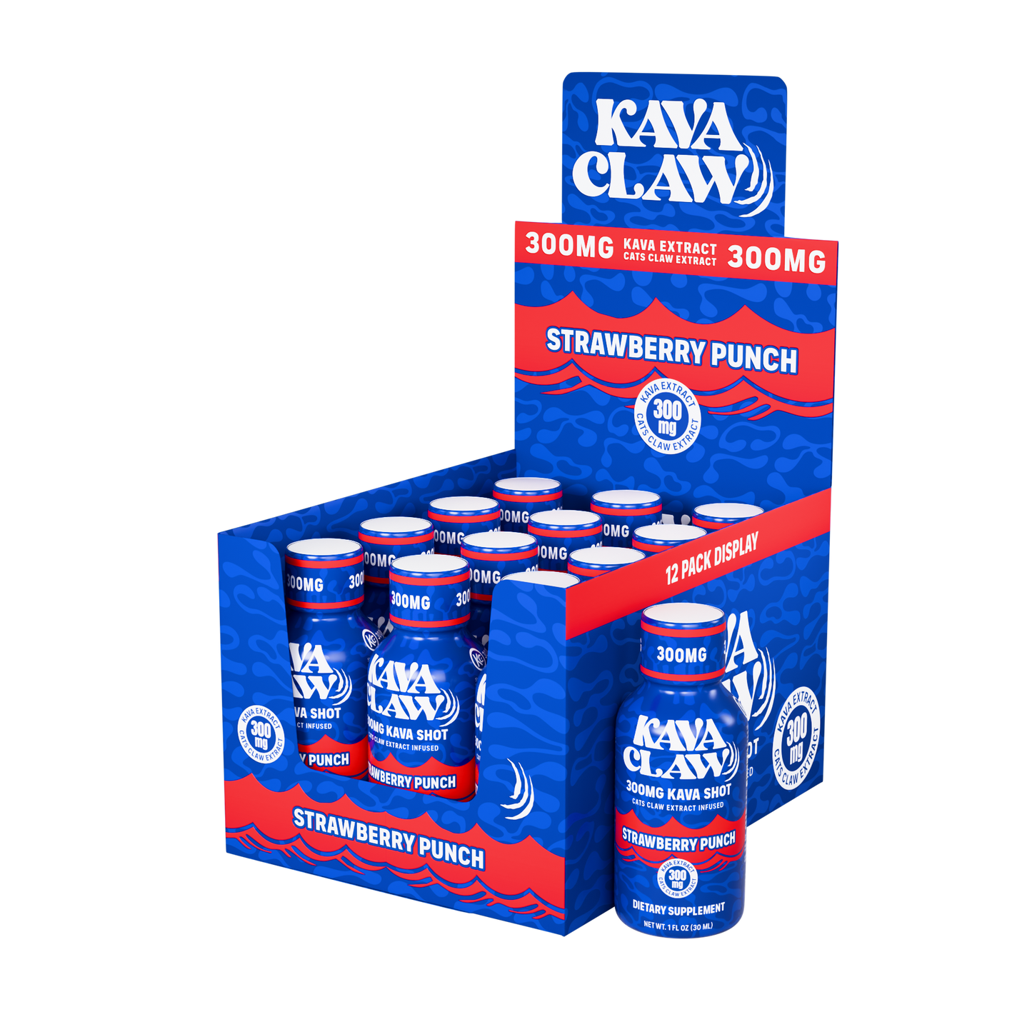 Kava Claw Kava Shot 300mg (12/Pack) [DROPSHIP]