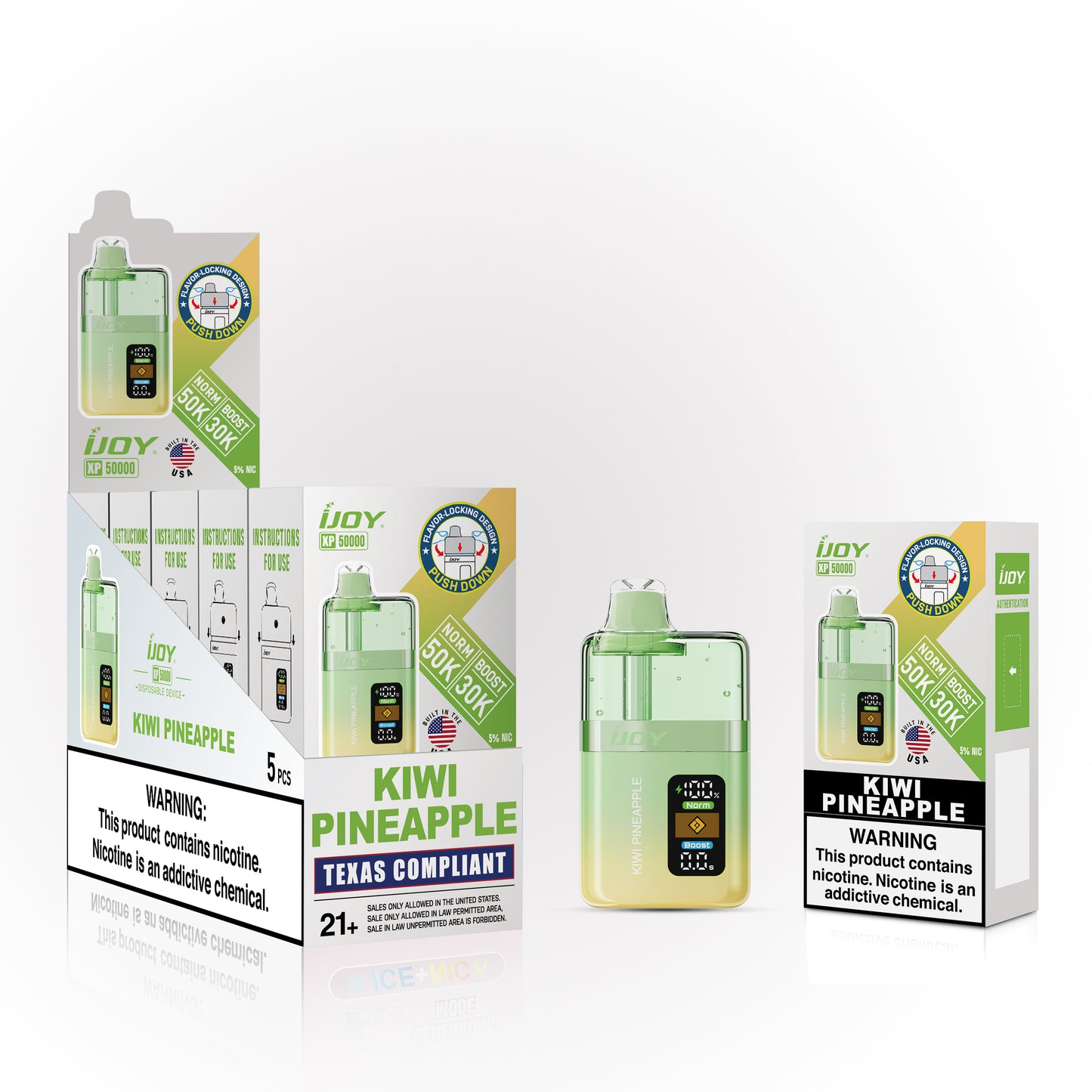 iJoy XP50K Disposable 20mL (5/pack) [Built in USA]