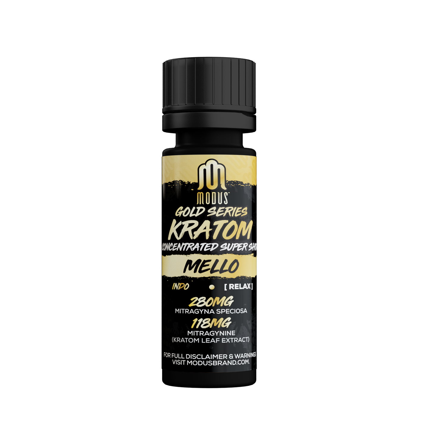 Modus Gold Series Kratom Shot 280mg 15mL (SINGLE) [DROPSHIP]