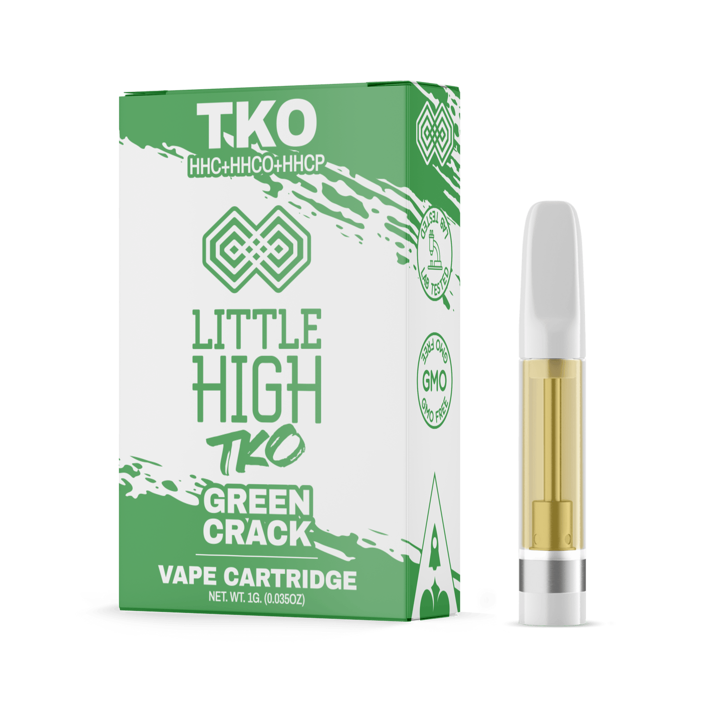 Little High TKO HHC-P Cartridge 1g (10/Pack) [DROPSHIP]