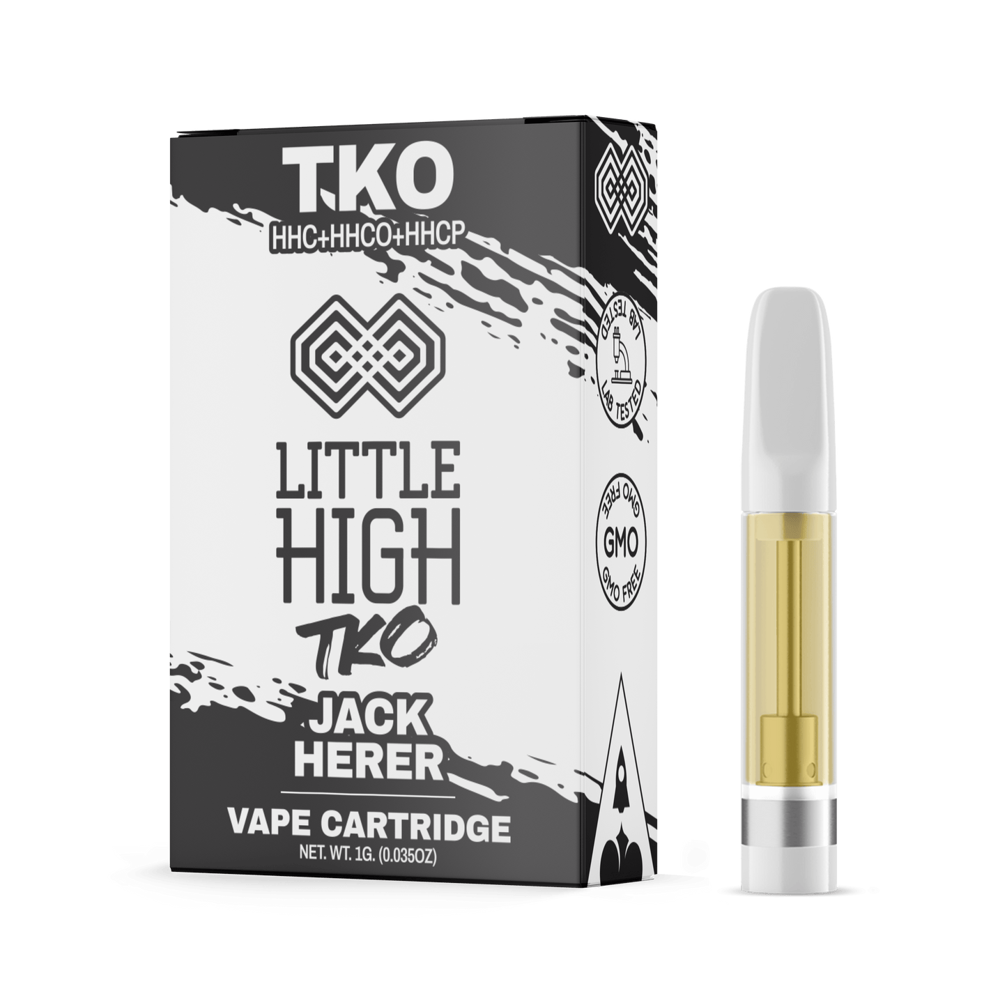 Little High TKO HHC-P Cartridge 1g (10/Pack) [DROPSHIP]