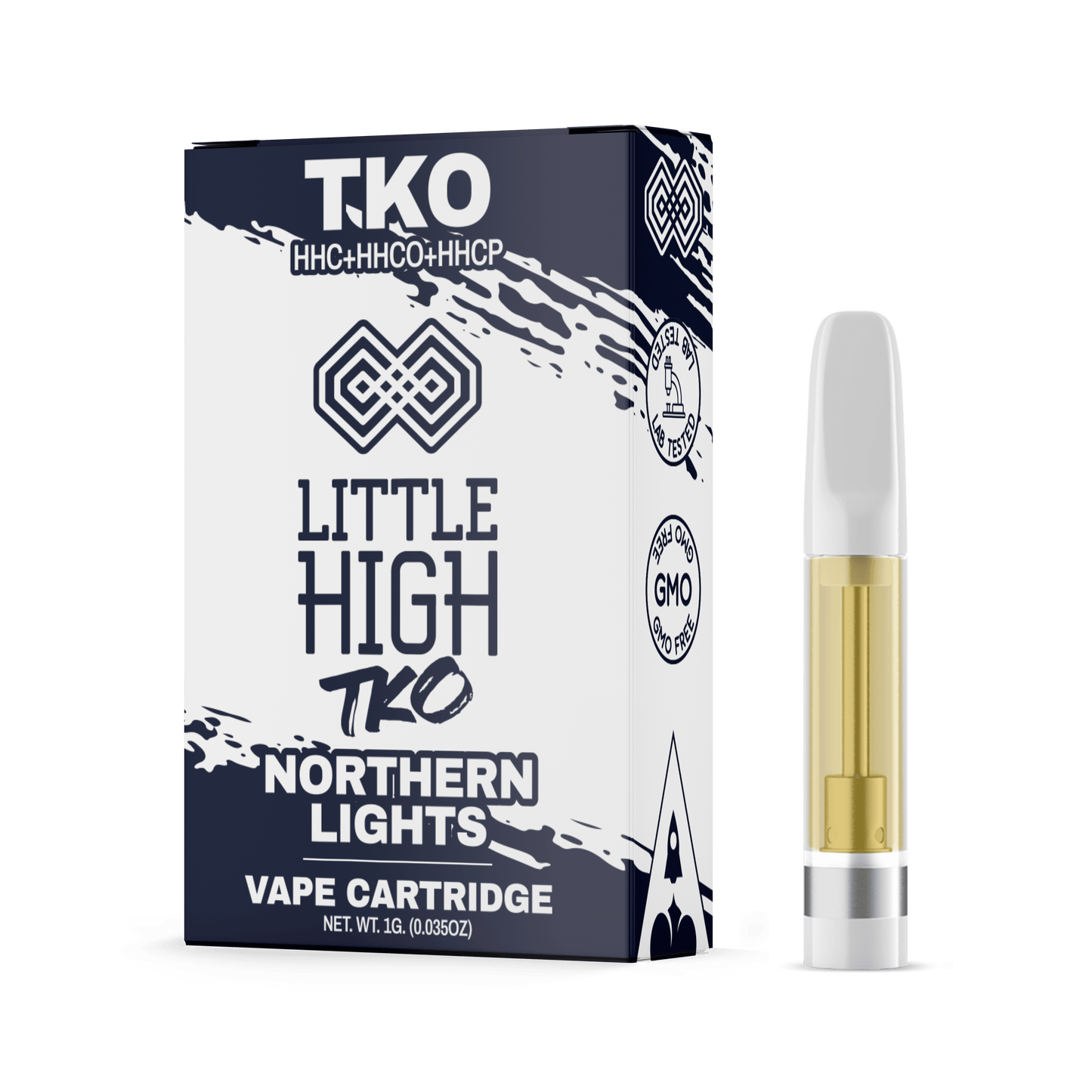 Little High TKO HHC-P Cartridge 1g (10/Pack) [DROPSHIP]