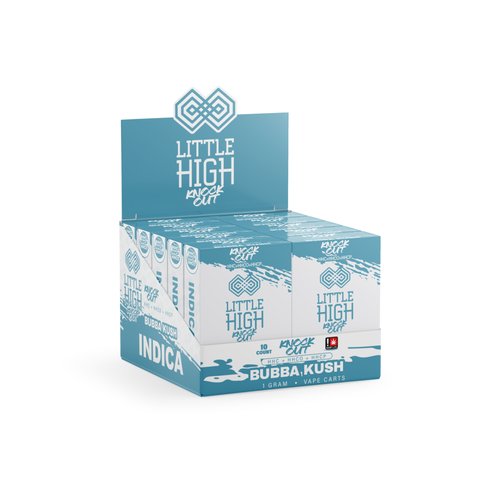 Little High TKO Cartridge 1g (10/Pack) [DROPSHIP]