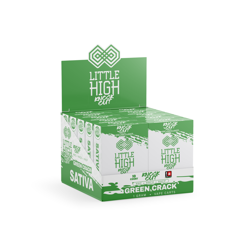 Little High TKO Cartridge 1g (10/Pack) [DROPSHIP]