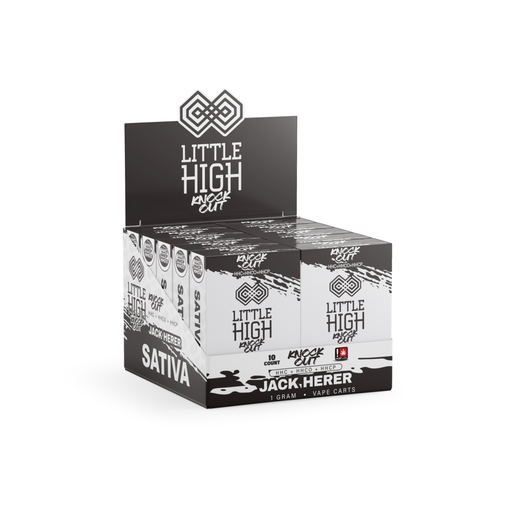 Little High TKO Cartridge 1g (10/Pack) [DROPSHIP]