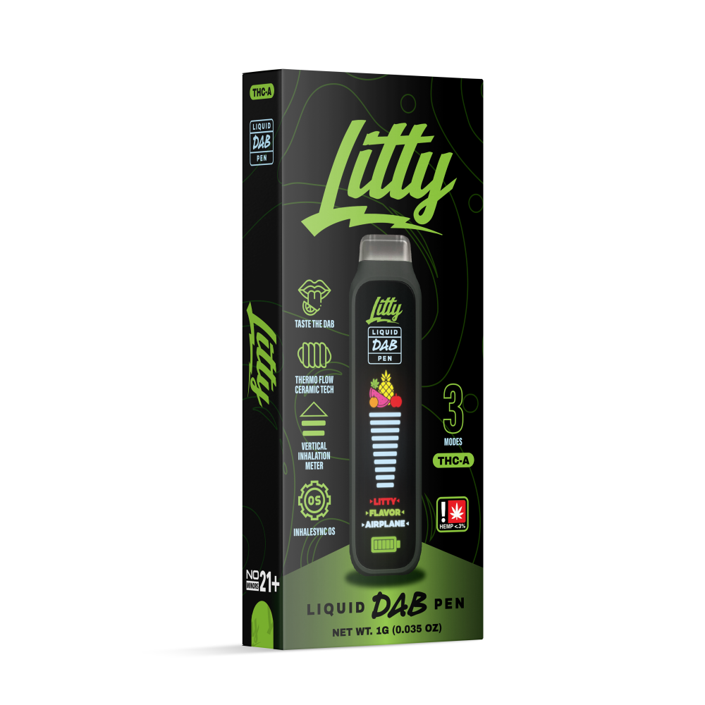 Litty THC-A Liquid Dab Pen Disposable 1g (5/Pack) [DROPSHIP]
