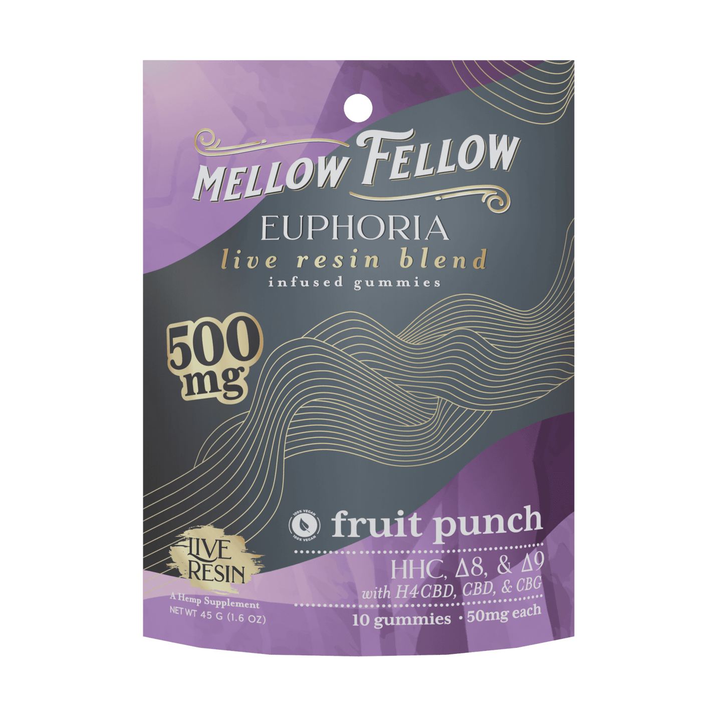 Mellow Fellow Live Resin Edible 500mg (6/pack) [DROPSHIP]