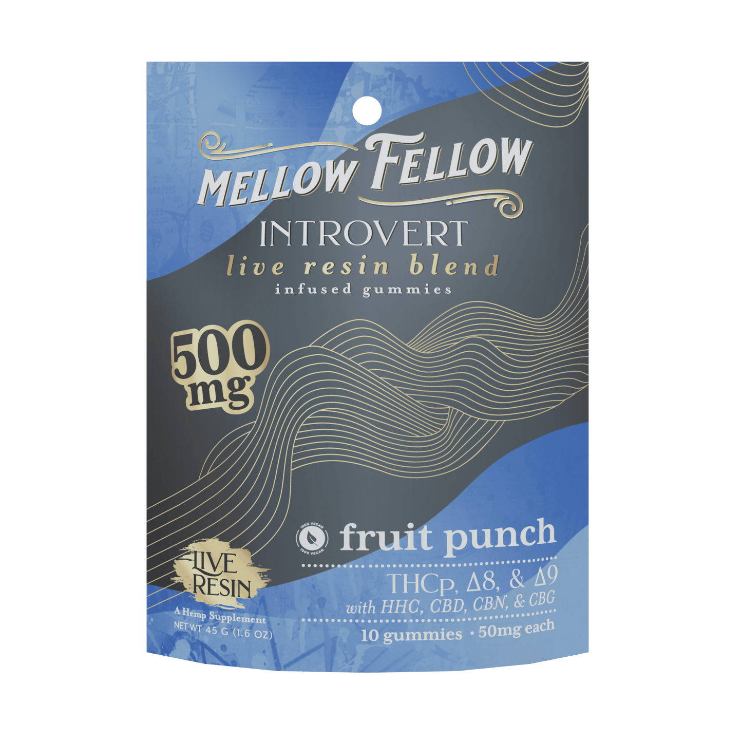 Mellow Fellow Live Resin Edible 500mg (6/pack) [DROPSHIP]