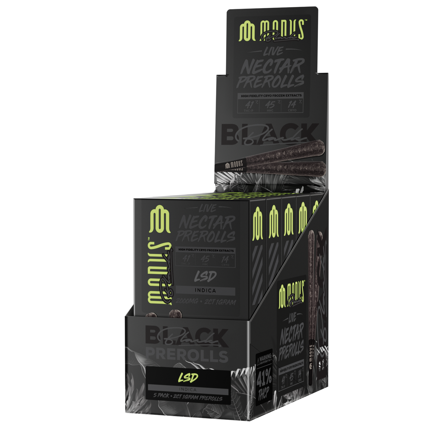 Modus Black Pre-Rolls 2ct 2000mg (SINGLE) [DROPSHIP]