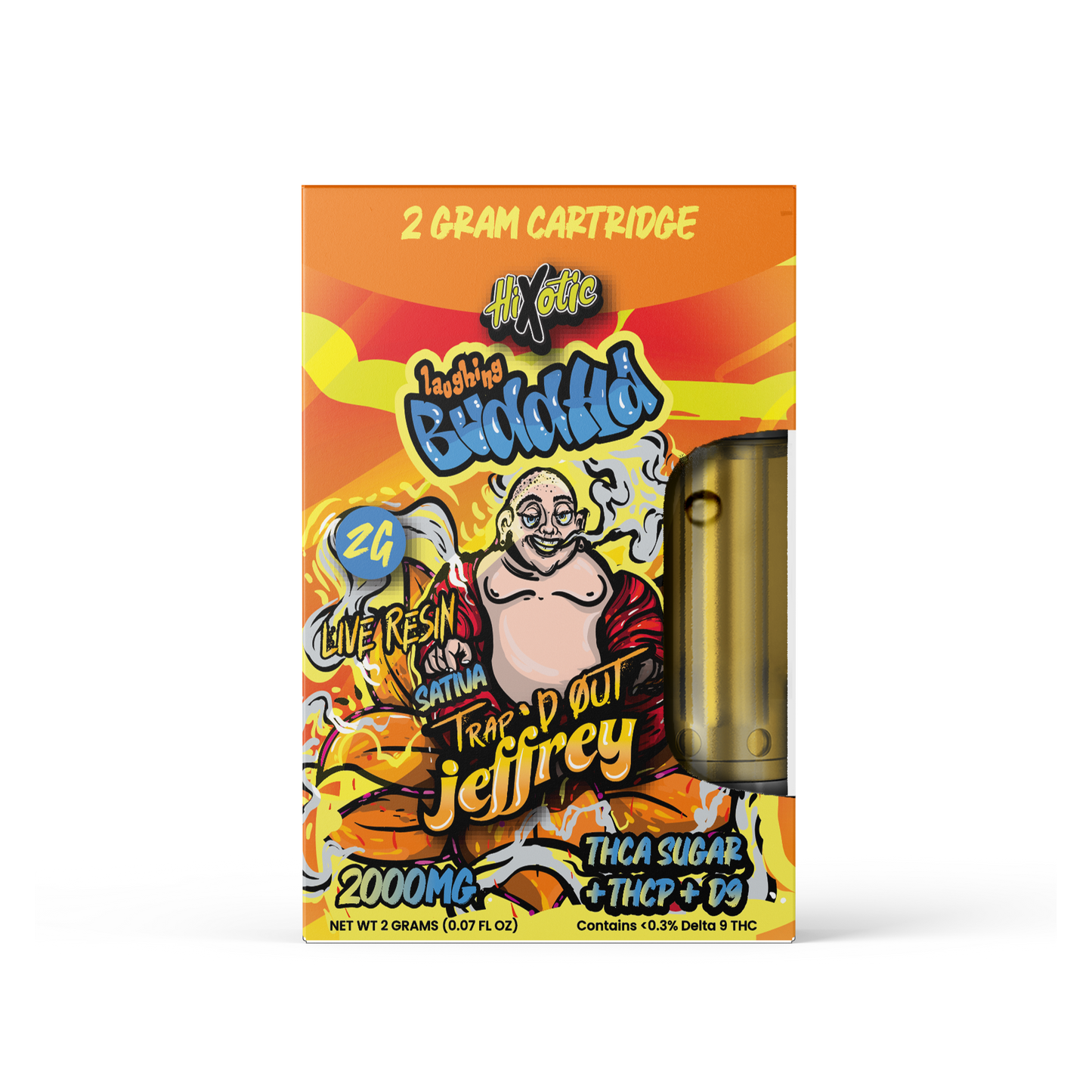 Hixotic Trap'd Out Jeffrey THC-A Cartridge 2g (5/Pack) [DROPSHIP]