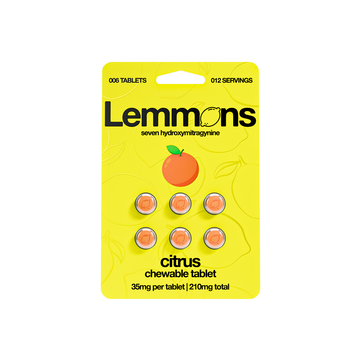 Lemmons 7Hydroxy Tablets 35mg 6ct (6/pack) [DROPSHIP]