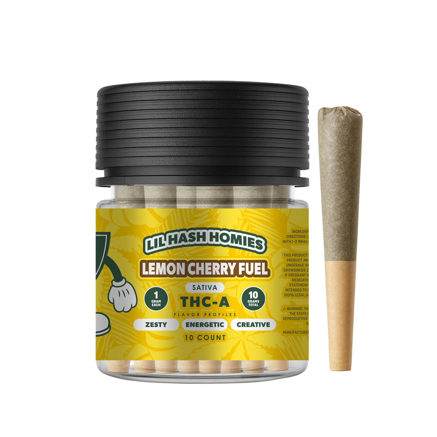 Hidden Hills Club Lil Hash Homies THCA Pre Roll 1g 10ct (SINGLE)