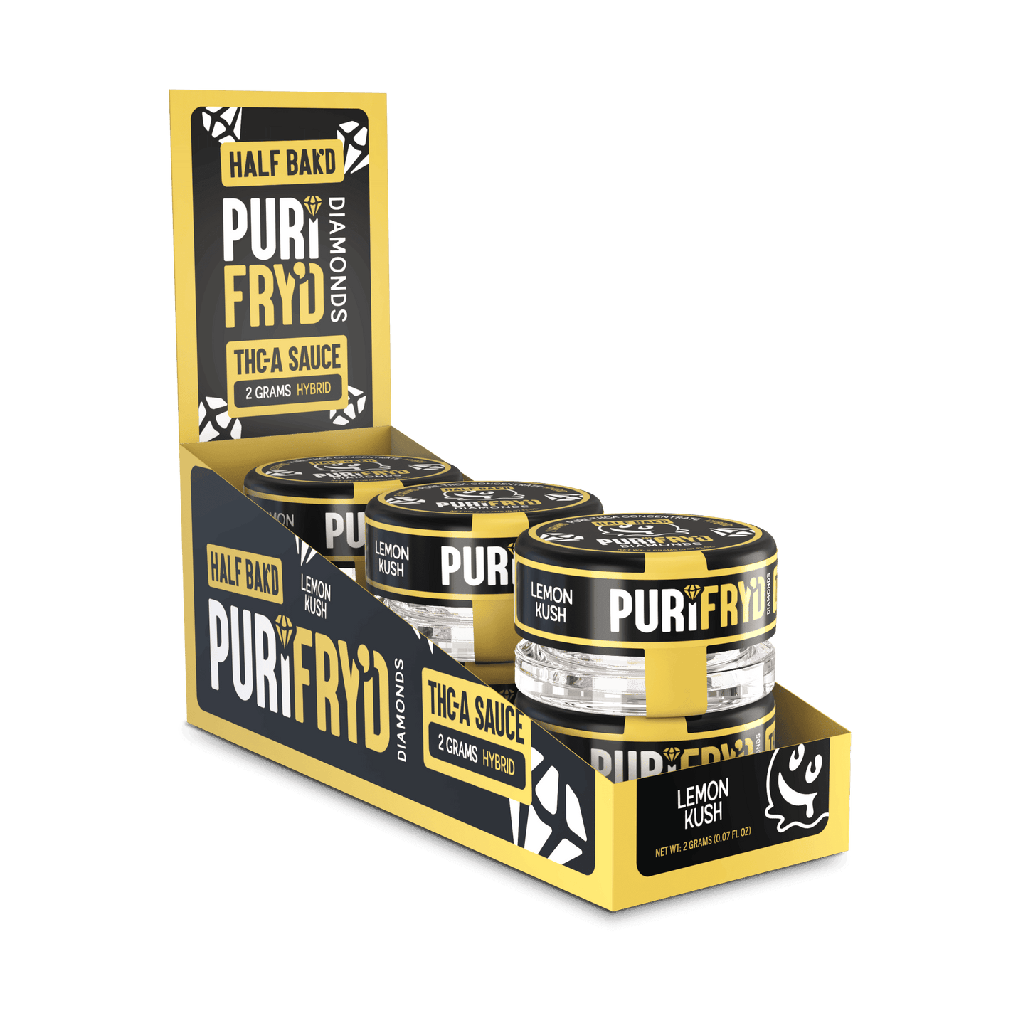 Half Bakd Purifryd THCA Diamonds Dab 2g (6/pack) [DROPSHIP]