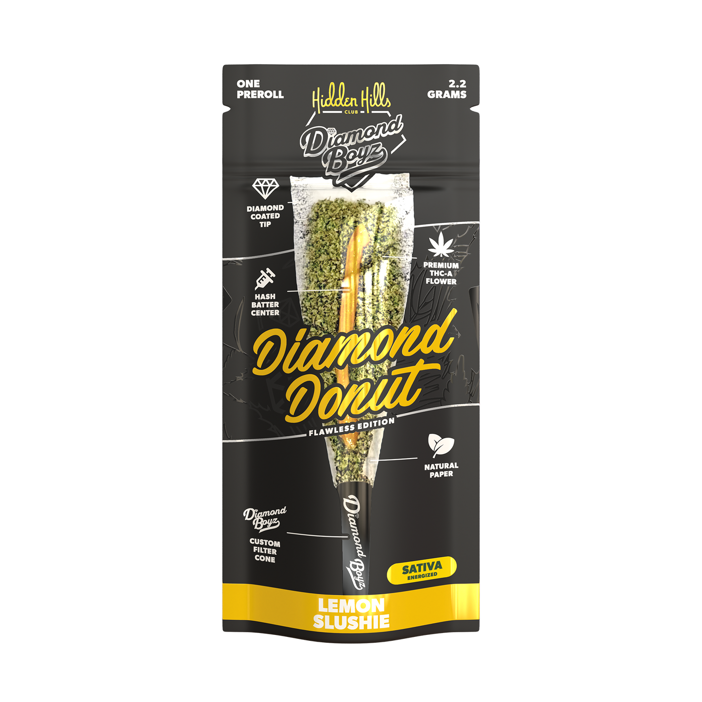 Hidden Hills Club x Diamond Boyz Diamond Donut 2.2g (10/pack)