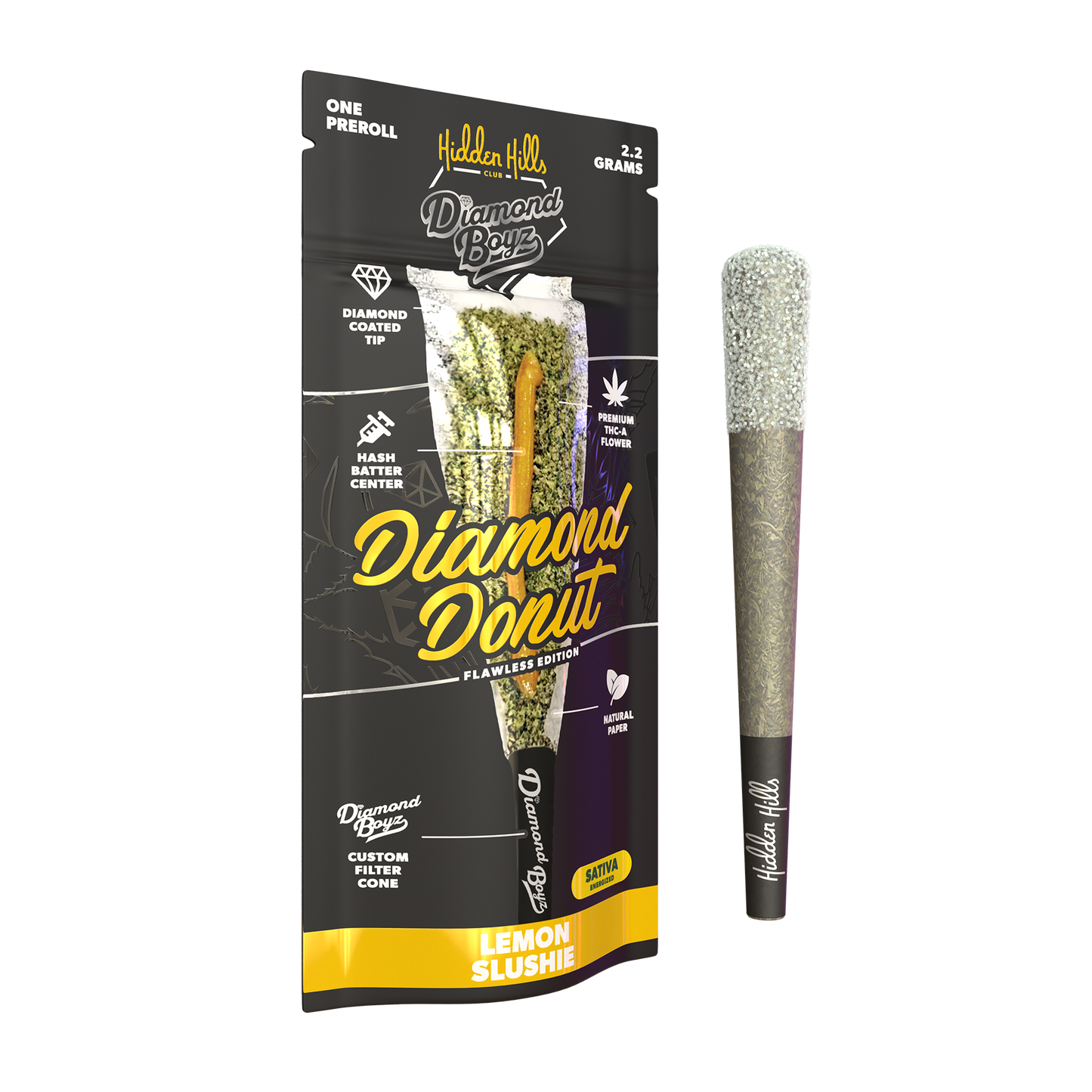 Hidden Hills Club x Diamond Boyz Diamond Donut 2.2g (10/pack)