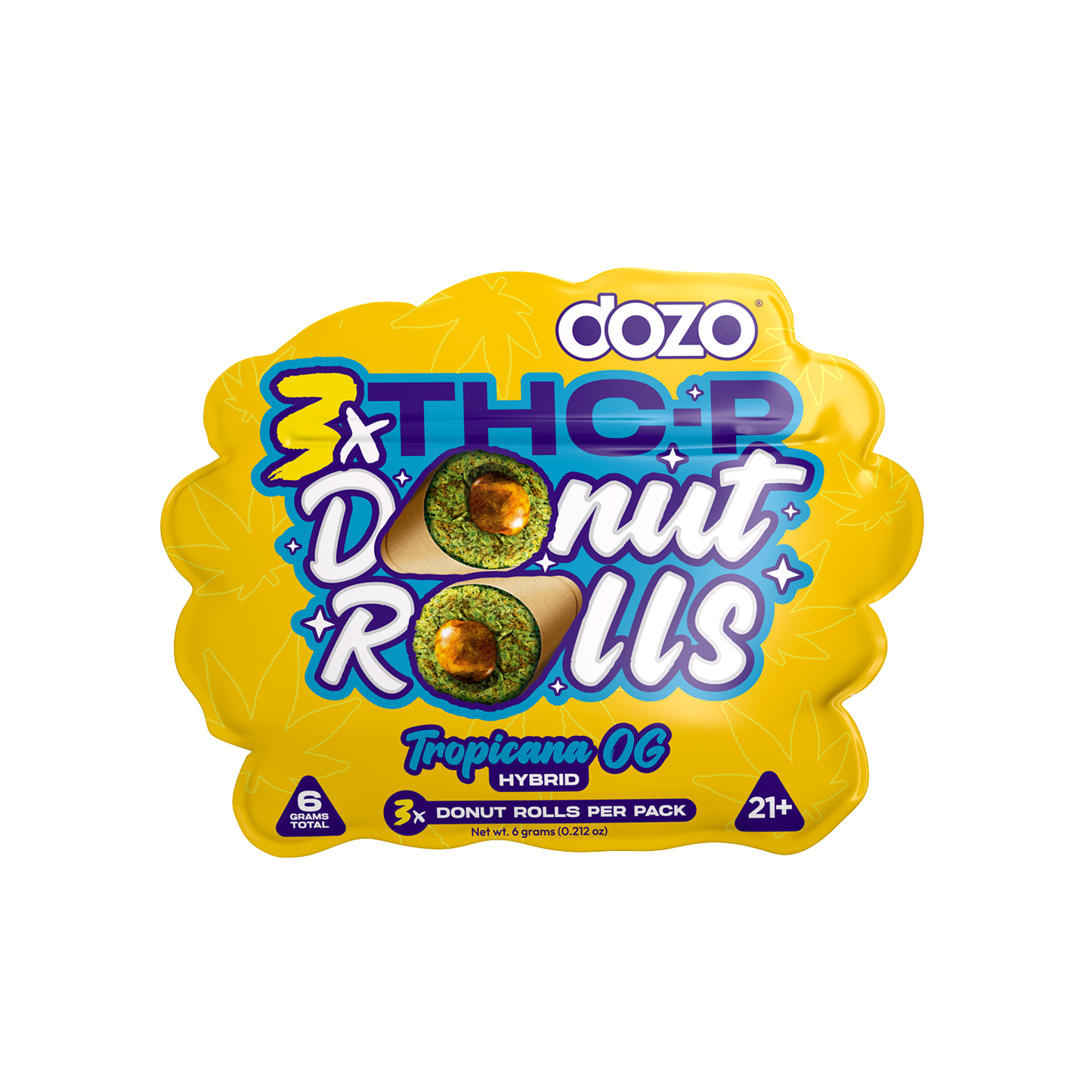 Dozo Donut Rolls THC-P Pre Roll 2.1g 3ct (SINGLE)