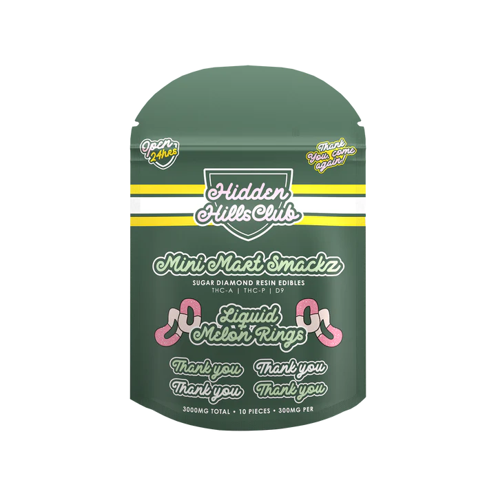 Hidden Hills Mini Mart Smackz Sugar Diamond Resin Edibles 3000mg 10ct (10/pack)