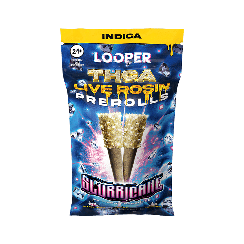 LOOPER THC-A Live Rosin Pre Roll 1g 2ct (SINGLE)