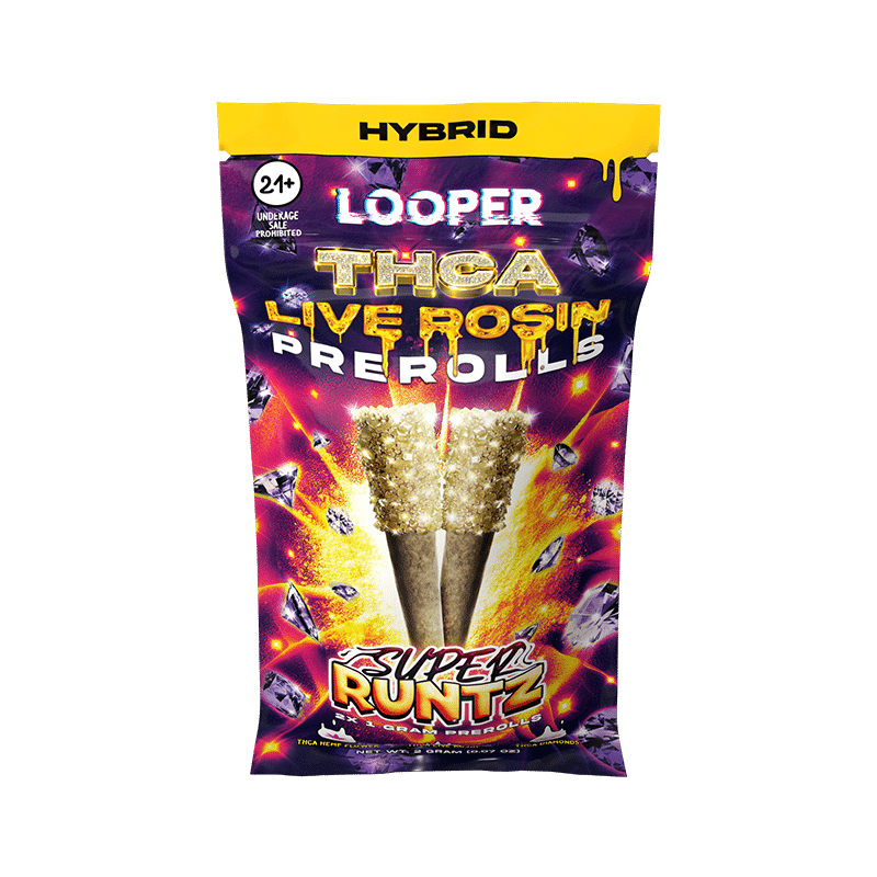 LOOPER THC-A Live Rosin Pre Roll 1g 2ct (SINGLE)