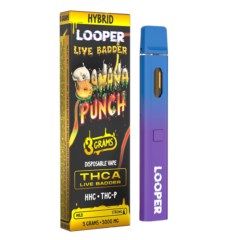 LOOPER THC-A Live Badder Disposable 3g (SINGLE)