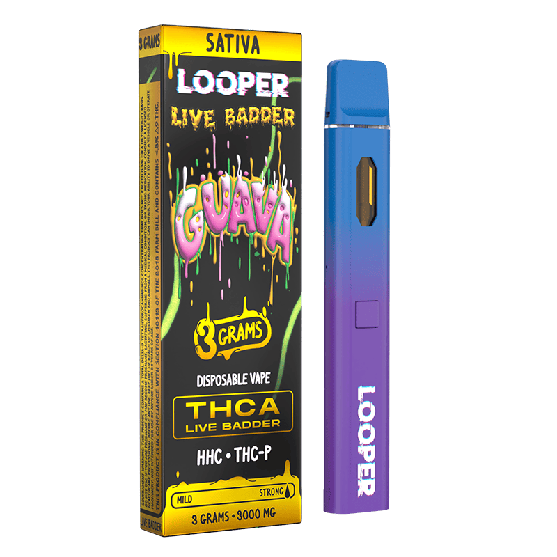 LOOPER THC-A Live Badder Disposable 3g (SINGLE)