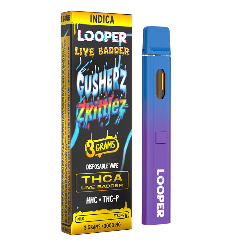 LOOPER THC-A Live Badder Disposable 3g (SINGLE)