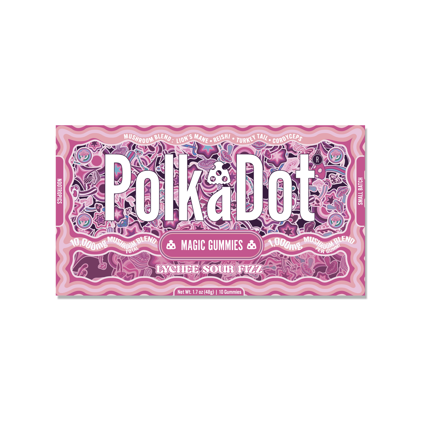 Polkadot Mushroom Magic Gummies 10000mg (10/pack)