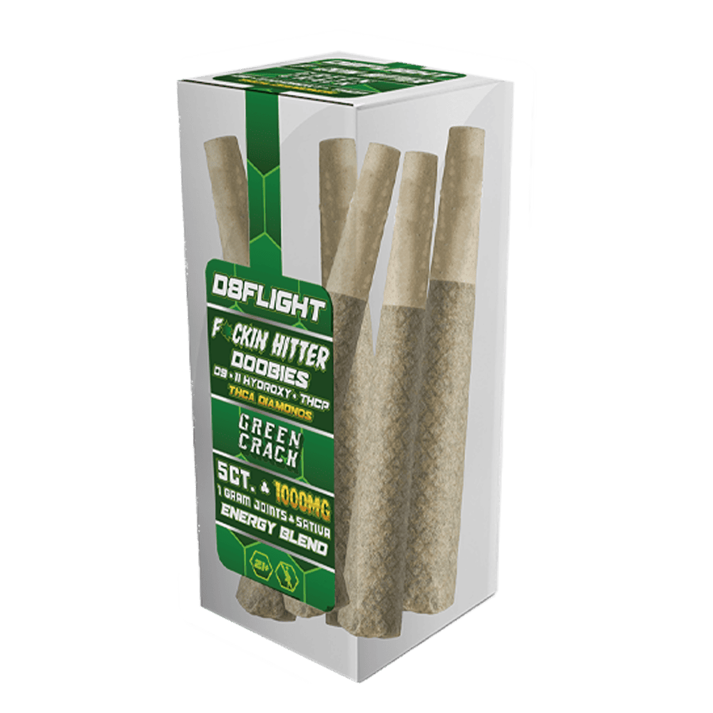 D8 Flight F*ckin Hitter Pre Roll Jar 200mg 5ct (SINGLE) [DROPSHIP]