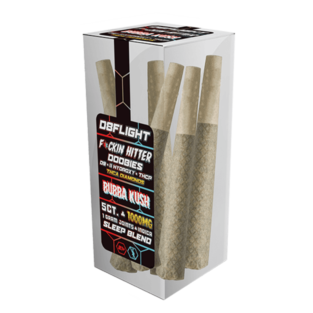 D8 Flight F*ckin Hitter Pre Roll Jar 200mg 5ct (SINGLE) [DROPSHIP]