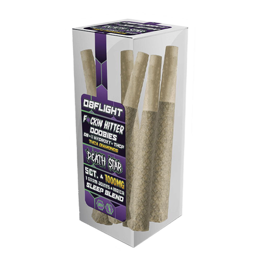 D8 Flight F*ckin Hitter Pre Roll Jar 200mg 5ct (SINGLE) [DROPSHIP]