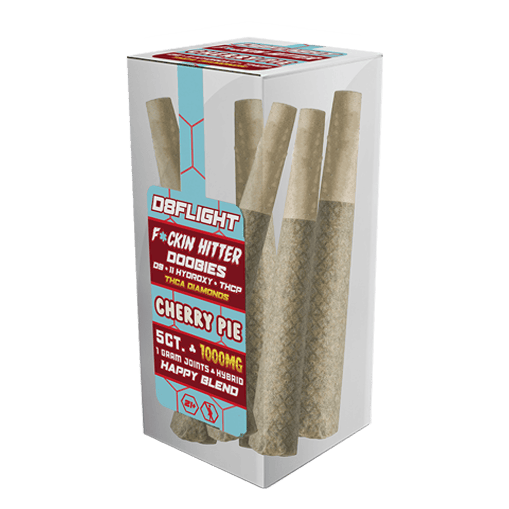 D8 Flight F*ckin Hitter Pre Roll Jar 200mg 5ct (SINGLE) [DROPSHIP]