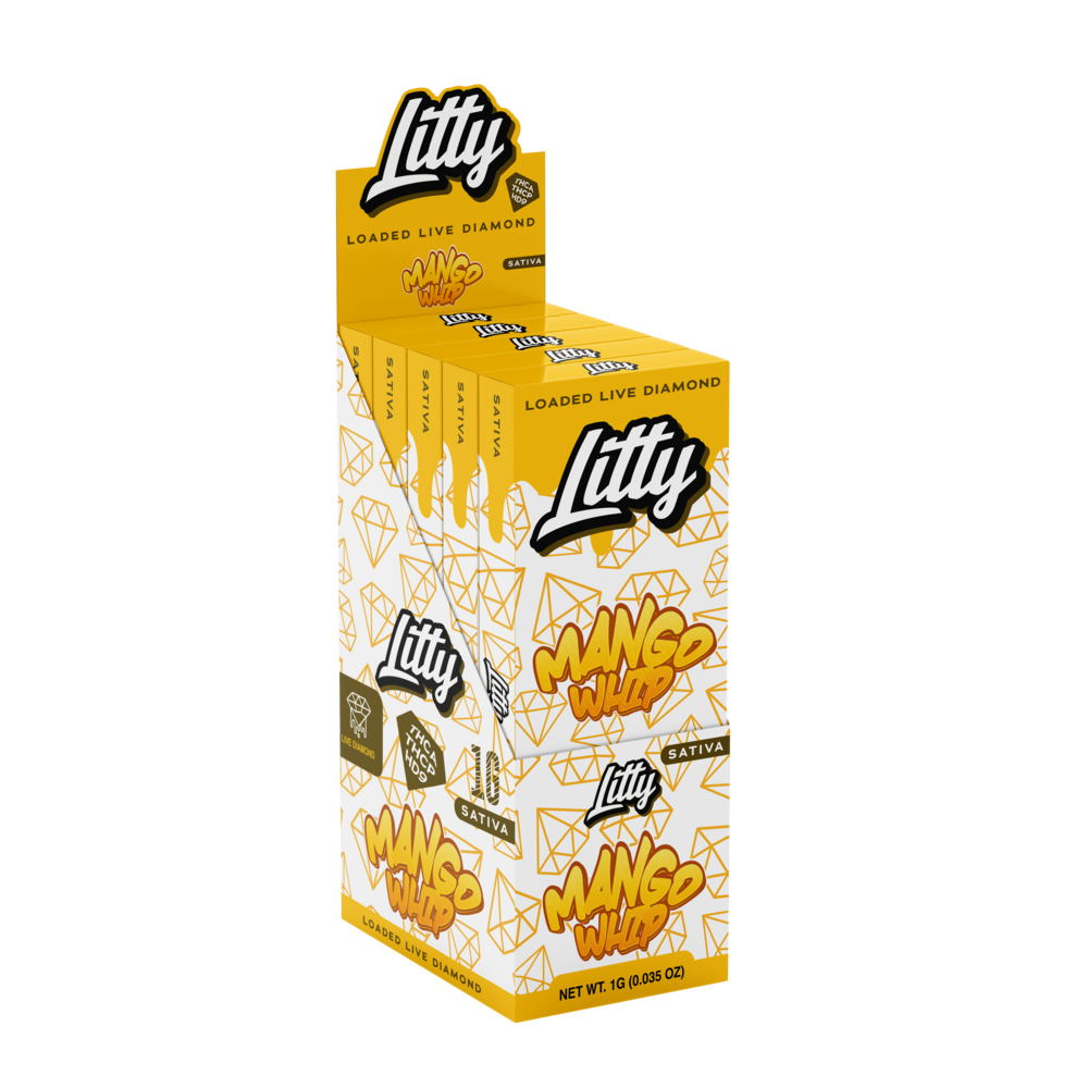 Litty THC-A Live Diamond Disposable 1g (5/Pack) [DROPSHIP]