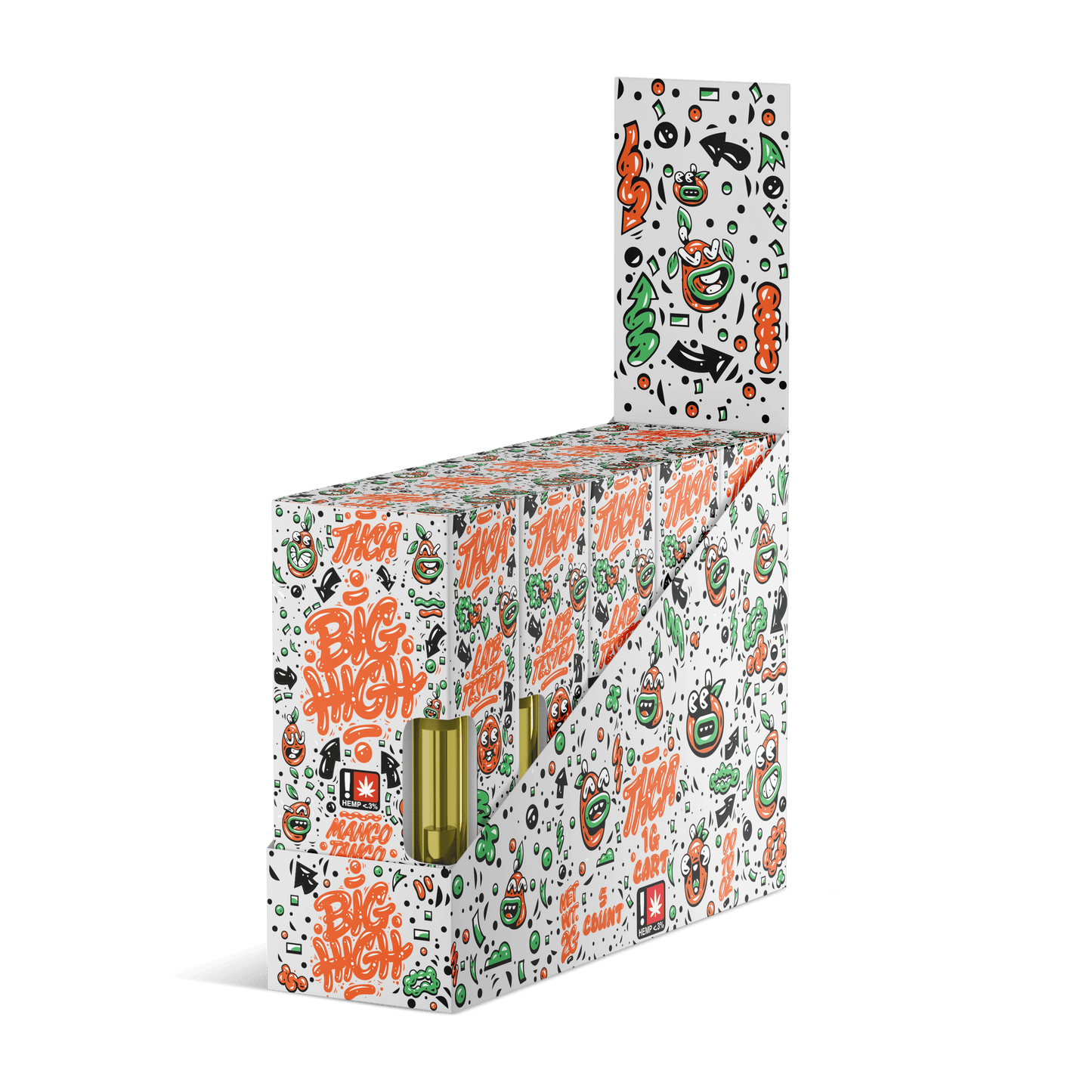 Big High THC-A Cartridge 1g (5/Pack) [DROPSHIP]