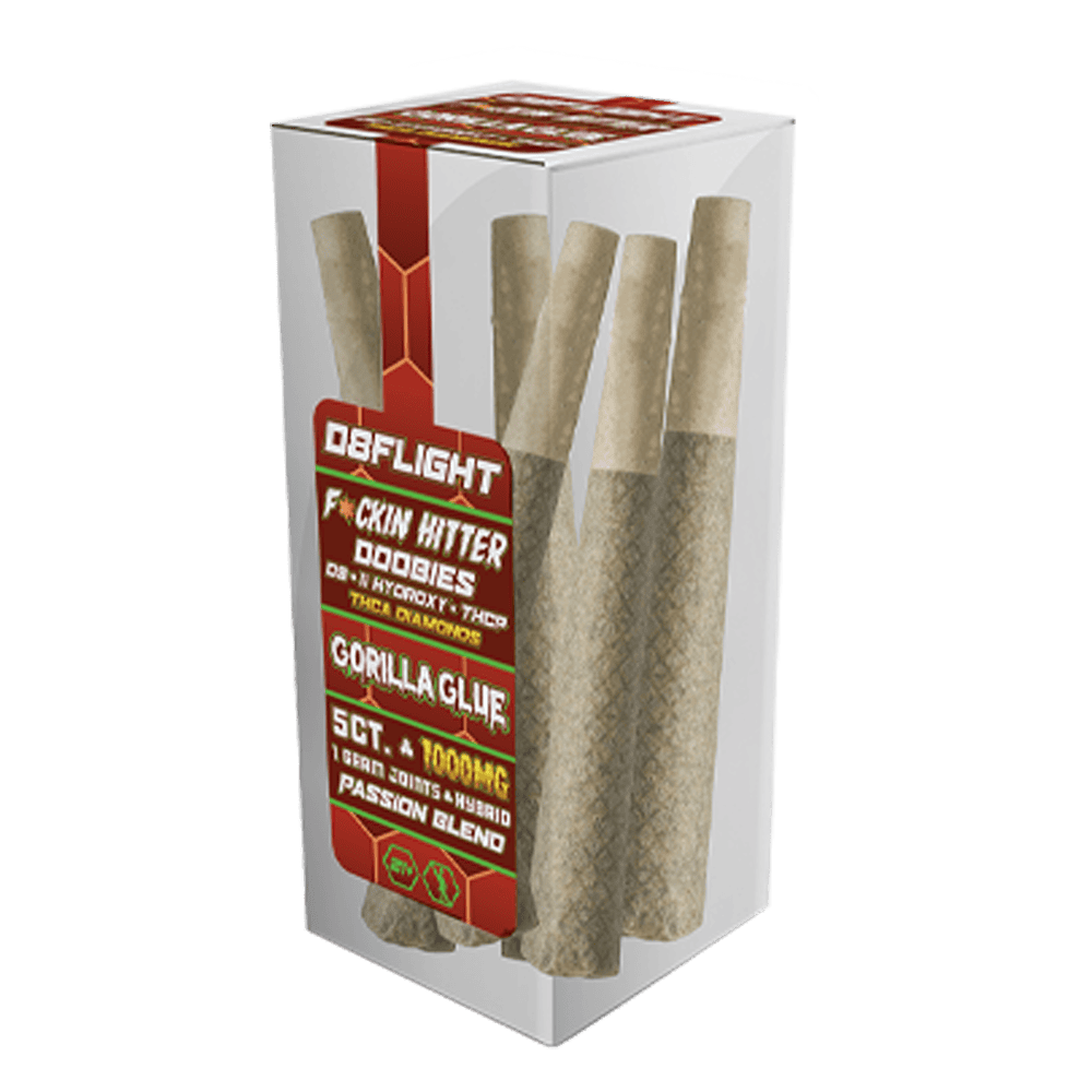 D8 Flight F*ckin Hitter Pre Roll Jar 200mg 5ct (SINGLE) [DROPSHIP]