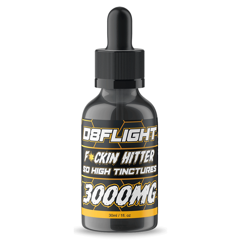 D8 Flight F*ckin Hitter So High Tincture 3000mg 30ml (SINGLE) [DROPSHIP]