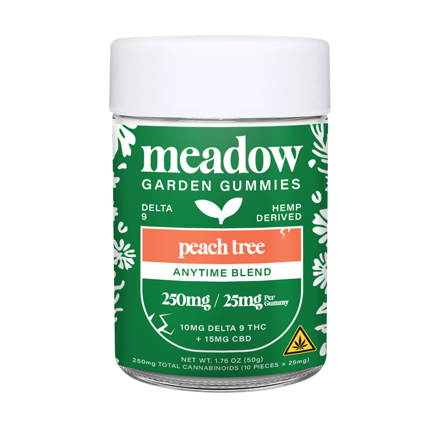 Meadow Gummies Anytime 250mg (6/pack) [DROPSHIP]