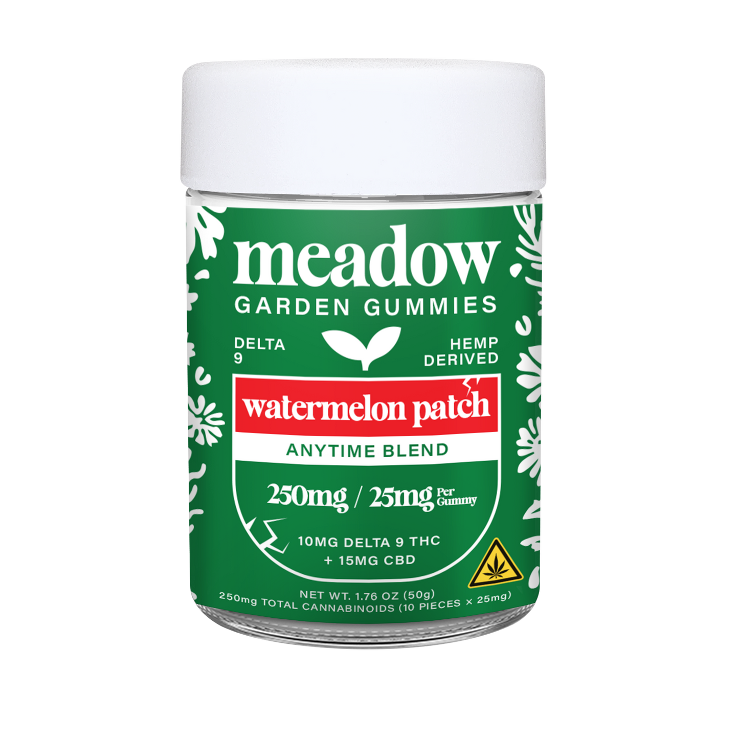 Meadow Gummies Anytime 250mg (6/pack) [DROPSHIP]