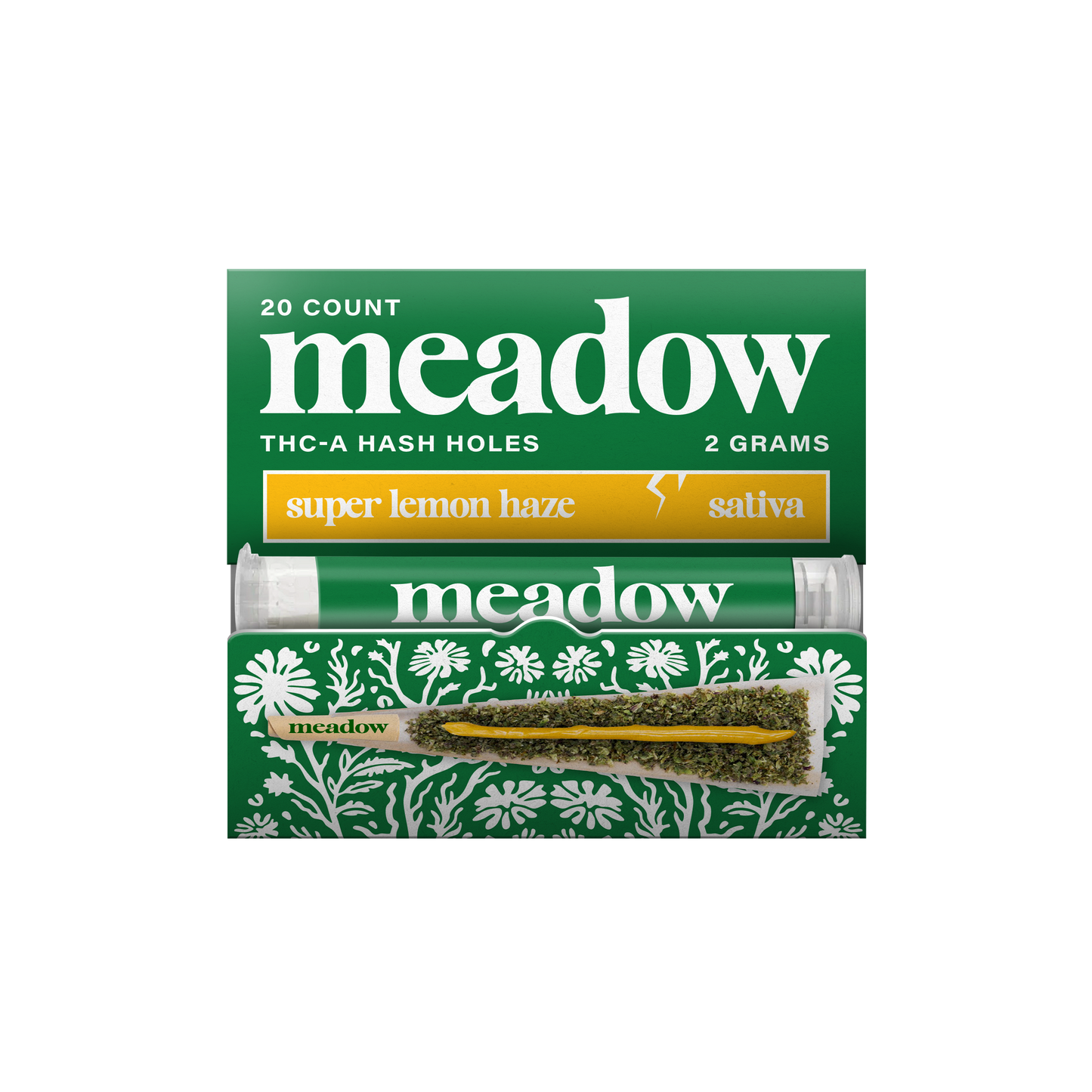 Meadow Hash Hole Preroll THCA 2g (20/pack) [DROPSHIP]