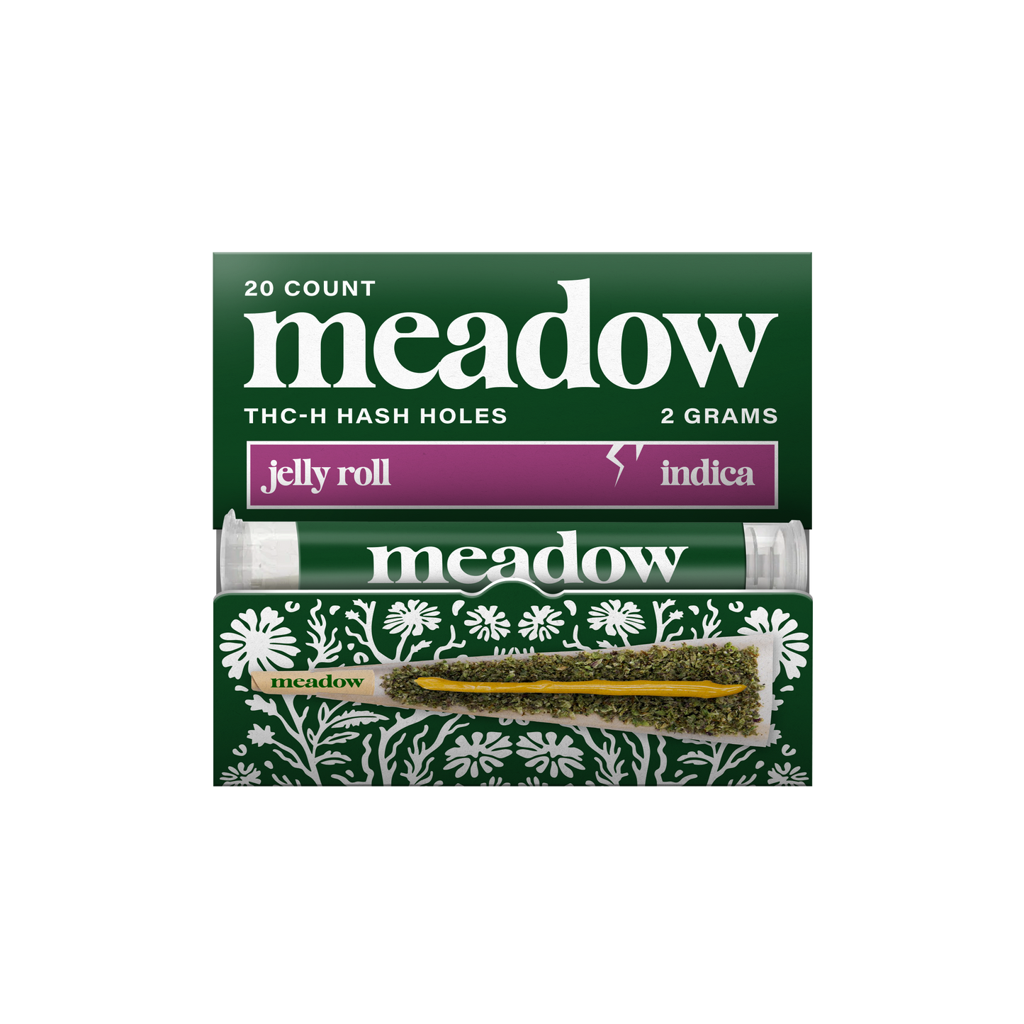 Meadow Hash Hole Preroll THCH 2g (20/pack) [DROPSHIP]