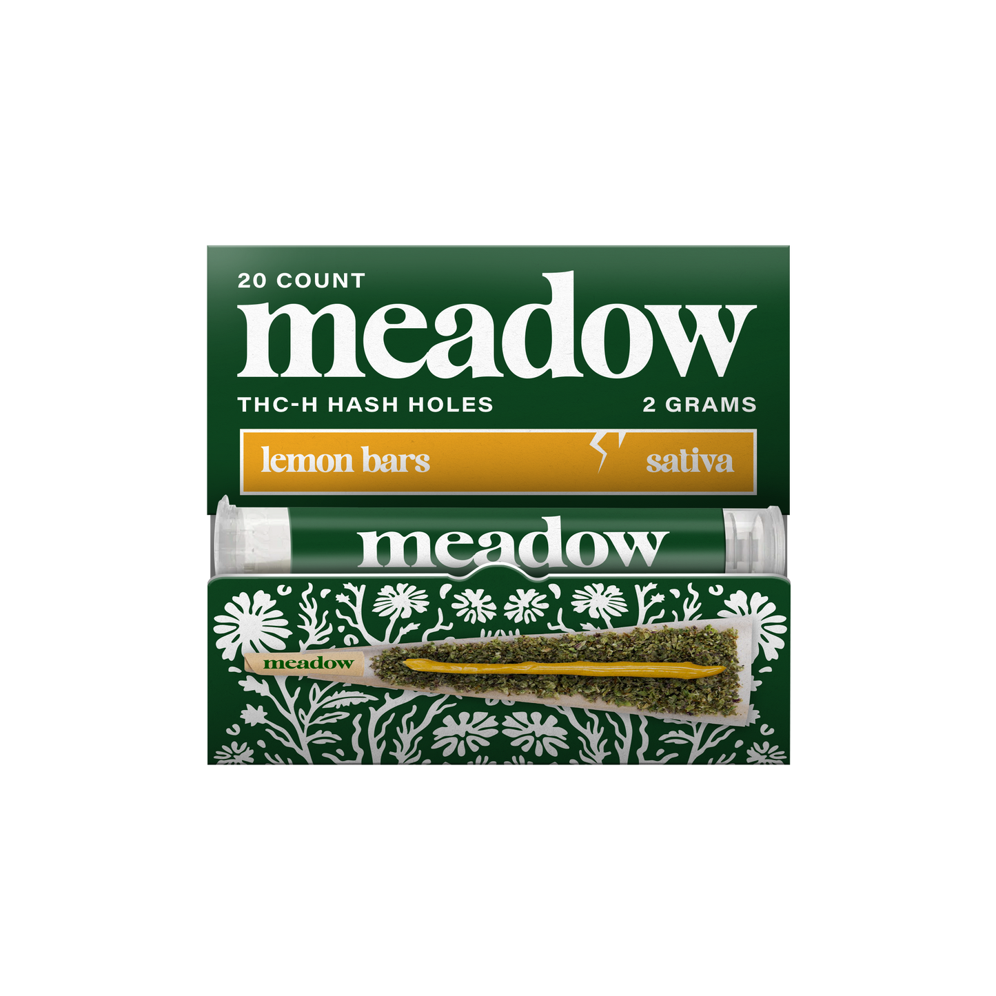 Meadow Hash Hole Preroll THCH 2g (20/pack) [DROPSHIP]