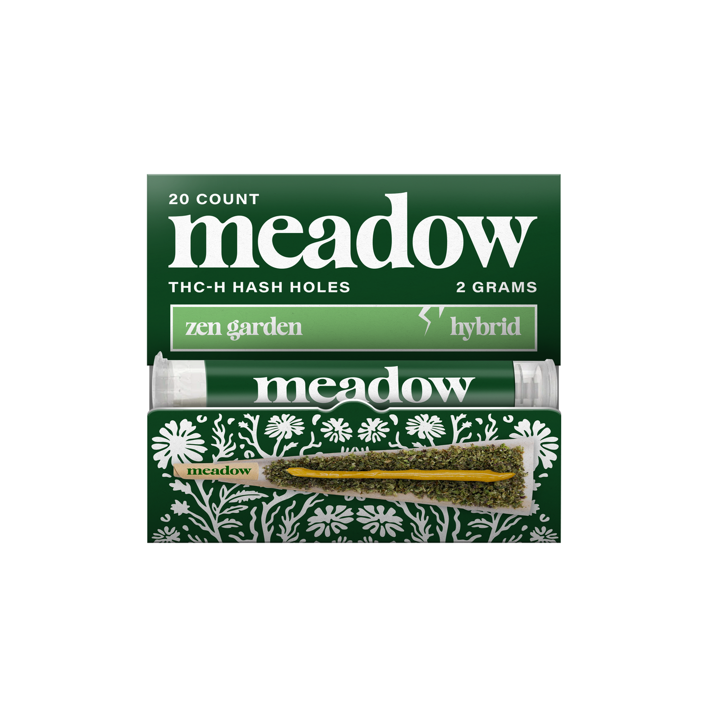 Meadow Hash Hole Preroll THCH 2g (20/pack) [DROPSHIP]