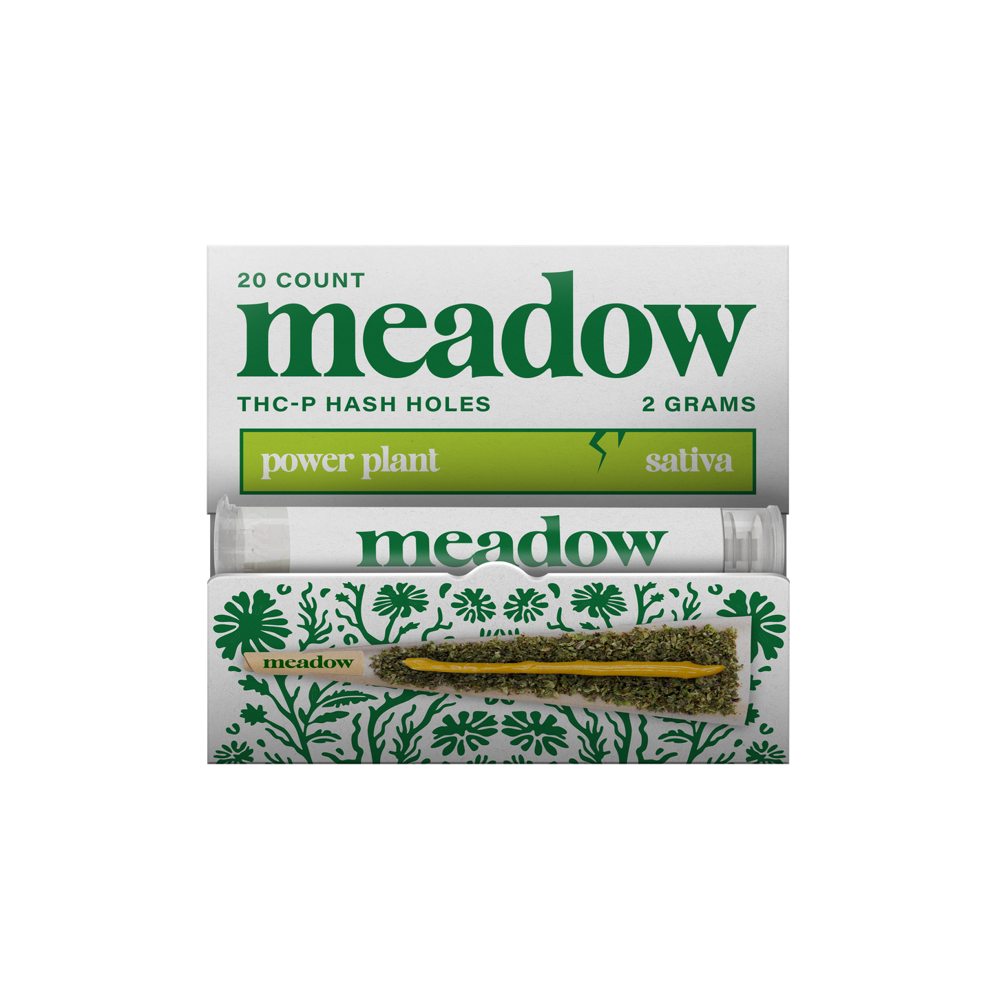 Meadow Hash Hole Preroll THCP 2g (20/pack) [DROPSHIP]
