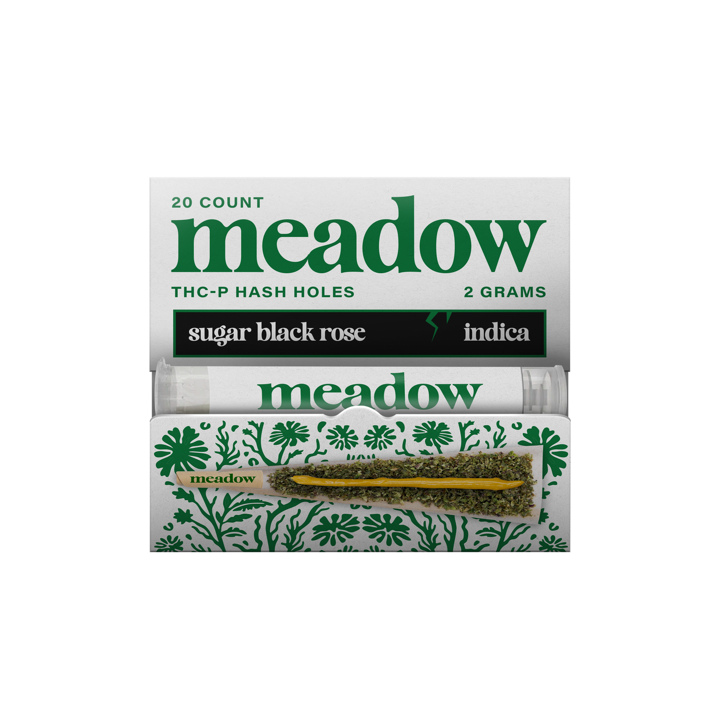 Meadow Hash Hole Preroll THCP 2g (20/pack) [DROPSHIP]